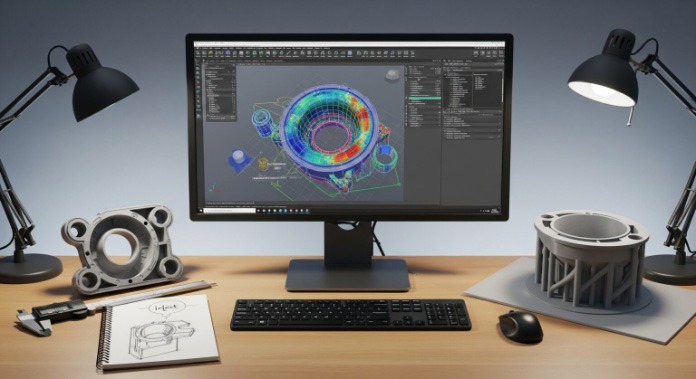 Der Prozess der CAD-Konstruktion für den 3D-Druck: von der Skizze und dem Reverse Engineering eines Bauteils zum fertigen 3D-Modell am Computer und als finaler 3D-Druck.